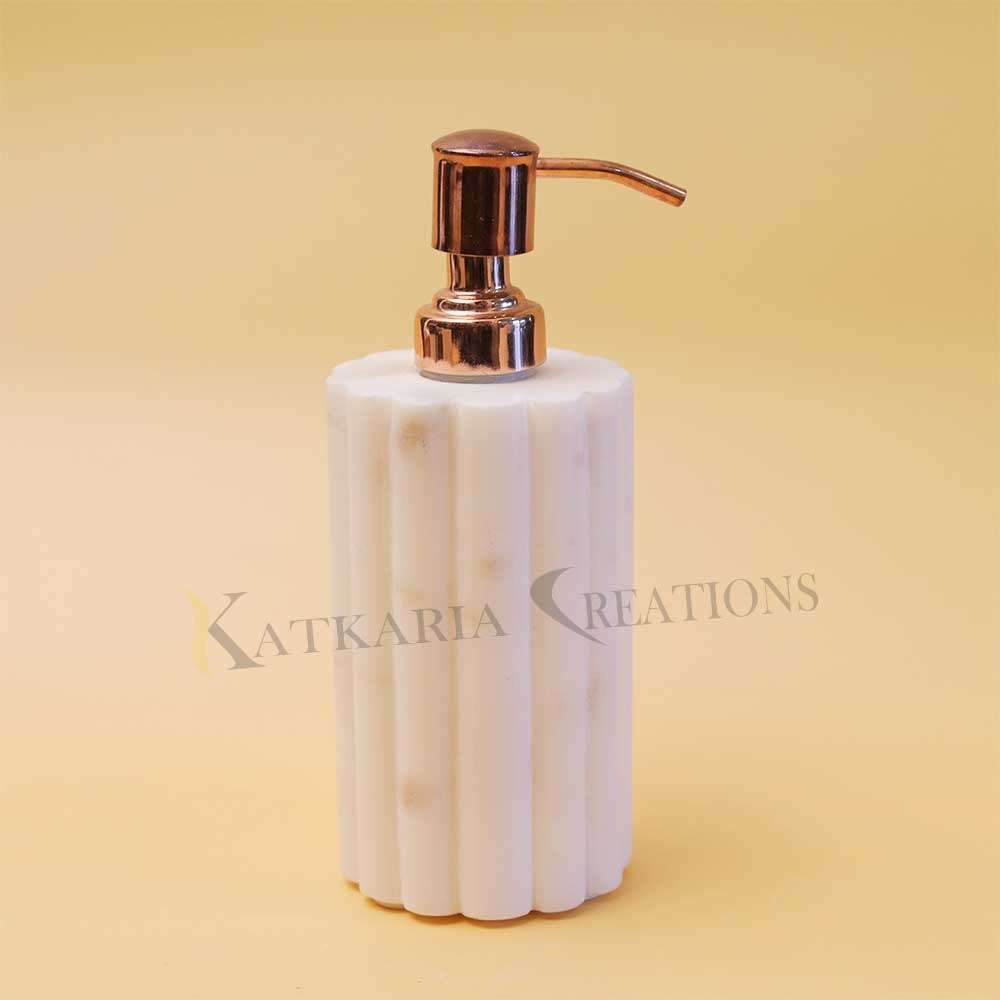 Marble Flute Liquid Soap Dispenser For Home & Office