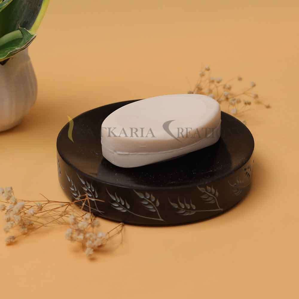Hand Carved Soapstone Soap Dish For Home & Office