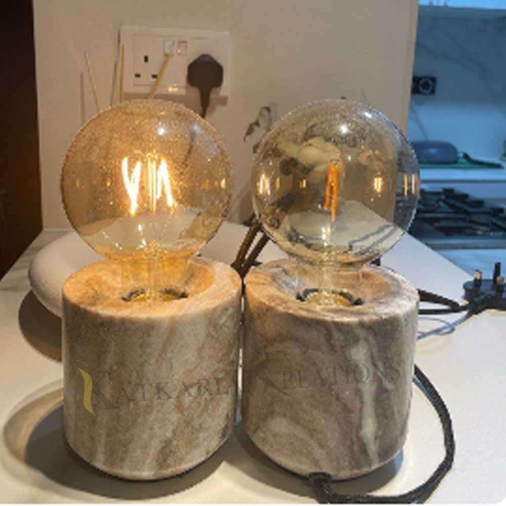 Soapstone Desk Lamp For Home & Office Decor 