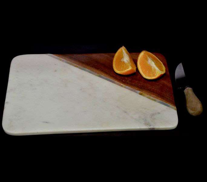 Marble Inlay Food Platter
