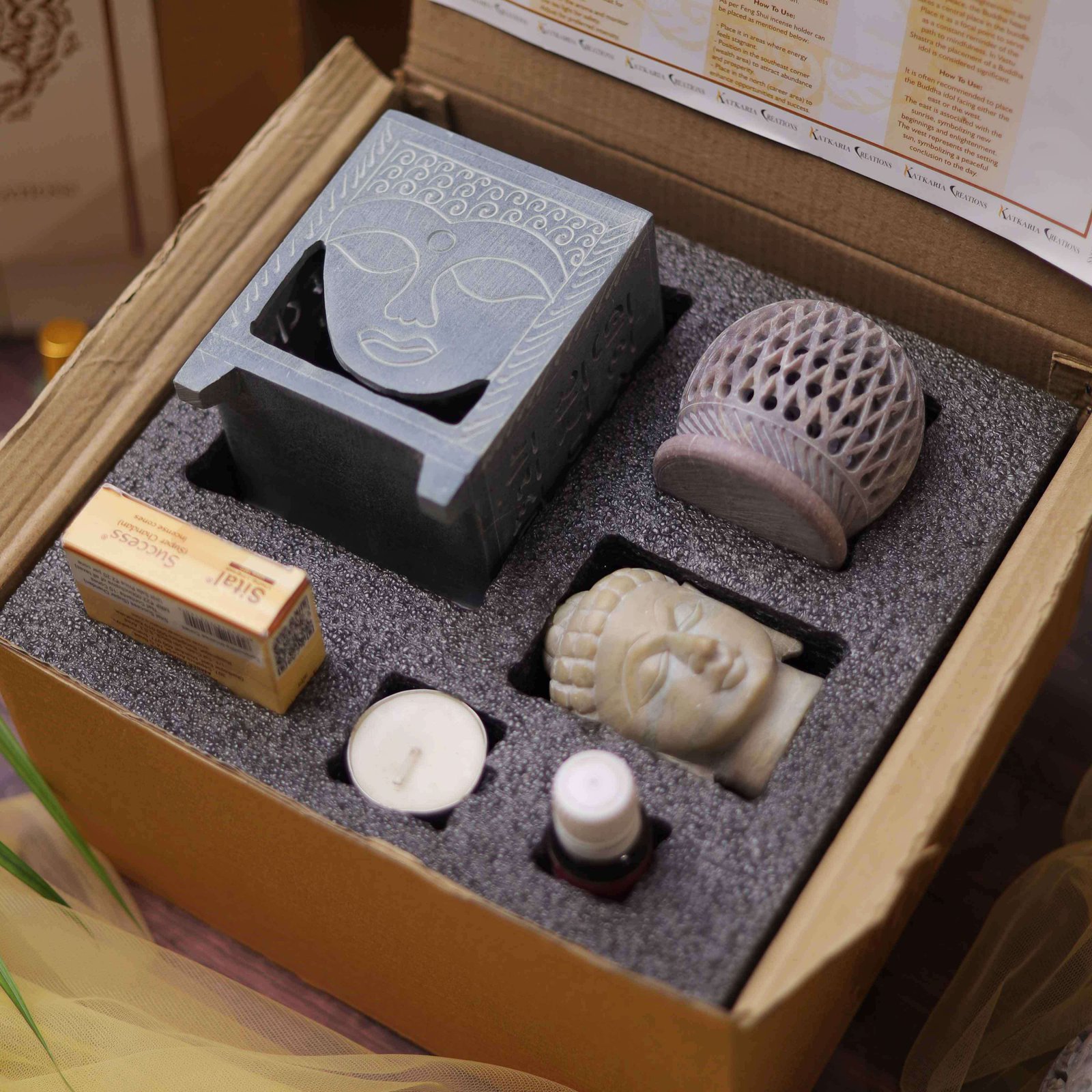 Bodhisattva Zen Living Bundle | Meditation Box for Gifting & Home Decor