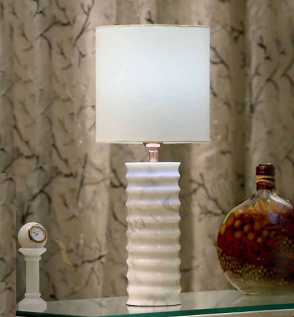 Marble Round Desk Table Lamp For Home & Office Decoration 