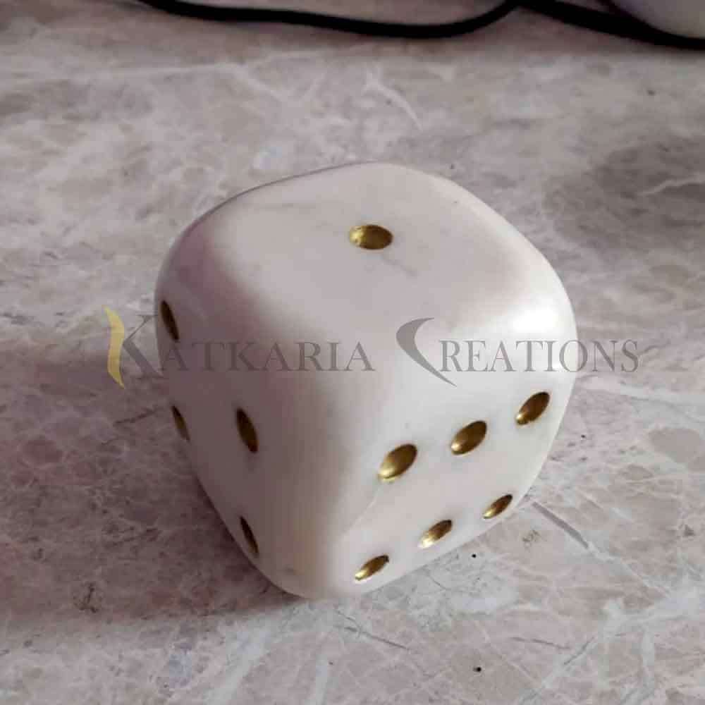 Marble Dice Paperweight