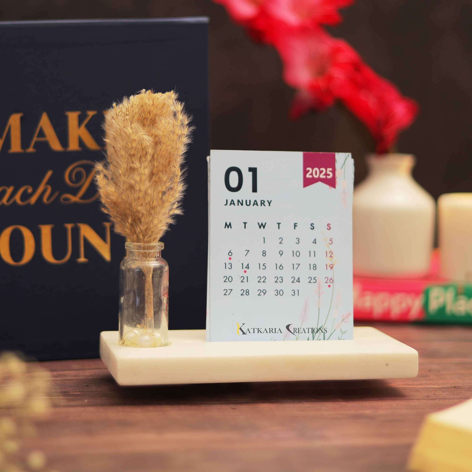 Spring Theme Calendar For Home & Office Decor